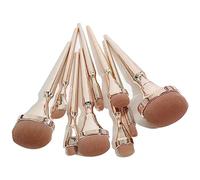 Ujjdwiurgh 9 Golden Oval Makeup Brush Foundation Blush Traceless Makeup Brush Set Eyeshadow Brush Set