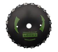 Ujjdwiurgh 9Inch Chain Saw Tooth Mower Blade 20 Teeth Chainsaw Brush Cutter Grass Heavy Duty for Gas Electric Trimmer Garden(B)