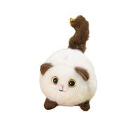 Ujjdwiurgh A Soft and Comfortable Stuffed Animal Move and Swing Rotating Cat Doll Toy Gift Home Ornaments Wag Tail Cat Plush Toy