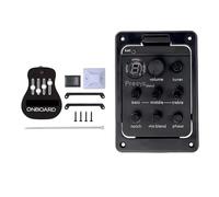 Ujjdwiurgh Acoustic Guitar Pickup with Tuner Presys EQ Equalizer Piezo Pickup Tuner EQ Parts
