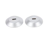 Ujjdwiurgh Adhesive Security Plate with Slot for Cables To Lock Down Laptops, Tablets, Monitors and Other Devices (Silver 2 Pack)