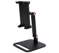 Ujjdwiurgh Adjustable Portable Monitor Stand 360° Swivel Bracket Tablet Holder Compatible with Tablet Desktop Clamp Stand B