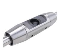 Ujjdwiurgh Adjustable Tap Wrench Handle, for Metric M1-M8 Taps, Tap Reamer Tapping Hand Tool, Die-Casting Body