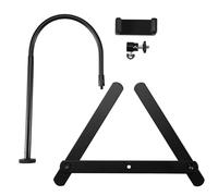 Ujjdwiurgh Adjustable Tripod with Cellphone Holder, Overhead Phone Mount, Table Top Teaching Online Stand for Live Streaming