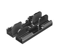 Ujjdwiurgh Adjustable Vertical Laptop Stand 3-Slot Padded Stand for 16-Inch Laptop Enhanced Stability A