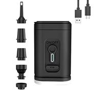 Ujjdwiurgh Air Pump Outdoor Air Pump with Lights Wireless Air Compressor USB Charging Inflator/Deflator Pumps for Outdoor Camping A