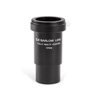 Ujjdwiurgh All Metal 5x Barlow Eyepiece Lens Astronomical Telescope Plosser 1.25 Inch /31.7mm Telephoto Eyepiece High Times