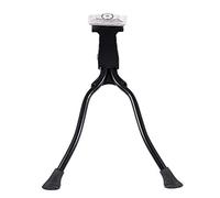 Ujjdwiurgh Alloy Double-Leg Center Mount Bicycle Bike Kick Stand Black 26 inch Cycle