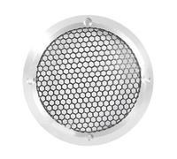 Ujjdwiurgh Aluminum Car Tweeter Speaker Grill Cover Full Metal Mesh Grille for Audio Enhancement 3.5inch Silver