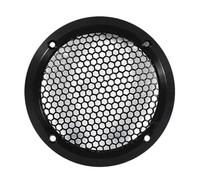 Ujjdwiurgh Aluminum Car Tweeter Speaker Grill Cover Full Metal Mesh Grille for Audio Enhancement 3.5inch Black