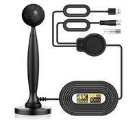 Ujjdwiurgh Amplified HD TV Antenna for Indoors/Outdoors, 4K/1080P Coverage, Omnidirectional Signal, 120+ Mile Range