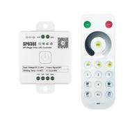 Ujjdwiurgh AND-SP636E SPI DC5-24v Monochrome Controller with Remote Control Support 2.4G Touch Remote Control