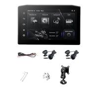 Ujjdwiurgh Android Auto Wireless Carplay 6.25inch Motorcycle Waterproof Navigation Screen DVR Removable Display