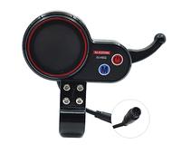 Ujjdwiurgh -AOXIONG AX-HB02 Electric Scooter Dashboard 36V NJAX-T 36V 48V Meter NJAX-T Meter Adjustable 6PIN for Electric Scooter