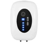 Ujjdwiurgh Aquarium Air Pump USB Rechargeable Oxygen Pump Fish Tank Bubbler High Capacity 4800MAh Lithium Battery, Double Vent Hole Easy Install