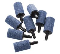 Ujjdwiurgh Aquarium Fish Tank Mineral Bubble Air Stone Oxygen Diffuser gray 24mm x 15mm 10 Pcs