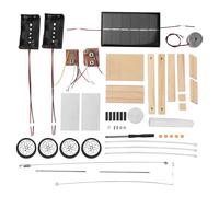 Ujjdwiurgh Assemble Solar Car Remote Control RC Car Educational Toys DIY Science Technology Car Toys Set for Children Gifts