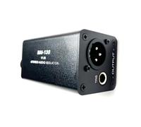 Ujjdwiurgh Audio Isolator Noise Reduction,Eliminates Current Noise,DI Grounding Box,6.5 XLR Mixer Audio Isolator, -130 Stereo Easy Install Easy to Use