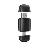 Ujjdwiurgh Auto Adapter AI Smart Box for Car Wired CarPlay Car Intelligent Systems Wireless CarPlay Android Auto Adapter Wired to Wireless 2 in 1 Mini Car Ai Box