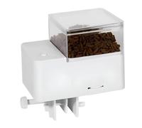 Ujjdwiurgh Automatic Fish Feeder/Intelligent Feeder,4-Speed Timer,Maximum Support for 12MM Fish Food,Suitable for Turtles,Fishes C