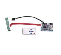 Ujjdwiurgh +AV LCD Controller Board for 15.6Inch B156XW02 LP156WH2 1366X768 with Remote Control 40Pin Signal Keyboard Cable