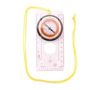 Ujjdwiurgh Baseplate Ruler Compass Map Scale Magnifier With Strap Camping Hiking OCOMP7198