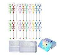 Ujjdwiurgh Beaded Keychain Lobster Claw Clasp Beaded Chain Keyring DIY Key Chain Component for Jewelry Making Supplies