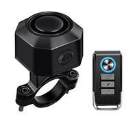 Ujjdwiurgh Bicycle Alarm System Bicycle Alarm System with Remote Control Wireless Motorcycle Bicycle Tracker Anti-Theft Bike Alarm