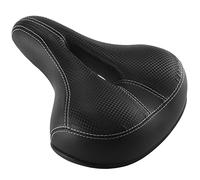 Ujjdwiurgh Bicycle Cycling Big Bum Saddle Seat Road Bike Wide Soft Pad Comfort Cushion