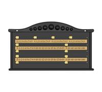 Ujjdwiurgh Billiards Scoreboard Snooker Score Recorder Billiard Club Game Recording Board Calculation Number Billiards Accessories