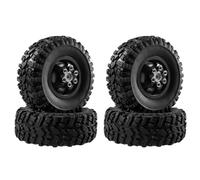 Ujjdwiurgh Black for 1/12 MN82 LC79 MN78 Naughty Dragon Remote Control Car Accessories Metal Upgrade Wheels and Tires