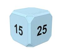 Ujjdwiurgh Blue Flip-To-Change Mini Digital Timer, LED Display, 4 Preset Times, Dual Mode, Countdown Cooking Timer