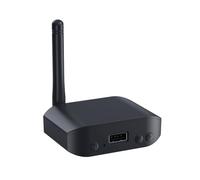 Ujjdwiurgh Bluetooth 5.3 Audio Adapter 2-in-1 Transmitter Receiver Play 3.5mm AUX Wireless Stereo Music No Battery