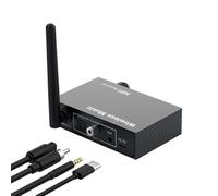 Ujjdwiurgh Bluetooth 5.3 Optical Fiber Coaxial Receiver for Antique Speaker Systems, Amplifier Microphone, and USB Karaoke Player