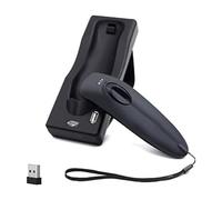Ujjdwiurgh Bluetooth Wireless Barcode Scanner Handheld USB Barcode Reader Scanner with Charging Base with Vibration Alert Easy Install