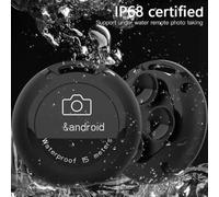 Ujjdwiurgh BT 3.0 Self-Portrait Depth Waterproof Remote Control Button for Diving Photography Camera Shutter