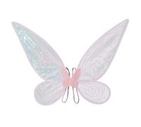 Ujjdwiurgh Butterfly Fairy Wing Costume Women Girl Sparkle Princess Angel Wing for Halloween Favor Cosplay Costume Pink