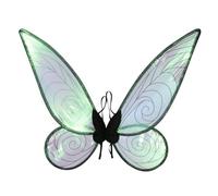 Ujjdwiurgh Butterfly Fairy Wing Costume Women Girl Sparkle Princess Angel Wing for Halloween Favor Cosplay Costume Black