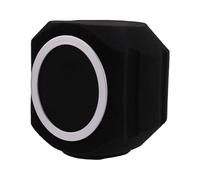 Ujjdwiurgh C5 Universal Studio Mic Screen Live Recording Microphone Anti-Interference Noise Reduction Wind Screen Black