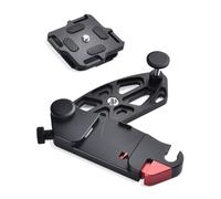 Ujjdwiurgh Camera Waist Belt Clip, Aluminum Alloy Quick Strap Waist Belt Buckle for Backpack Strap Mount Clamp Holder