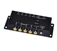 Ujjdwiurgh Car 4-Channel Driving Recorder Switcher Control Car Cameras IR Control Switch Combiner Box for 360° Panoramic Image