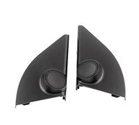 Ujjdwiurgh Car Door Panel Audio Horn Cover Tweeter Triangular Speaker Loudspeaker Cover Trim for 2014-2018