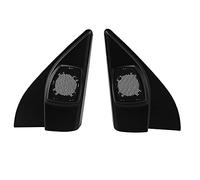 Ujjdwiurgh Car Door Panel Audio Horn Cover Tweeter Triple-Cornered Speaker Loudspeaker Cover Trim for March 2011