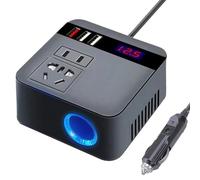 Ujjdwiurgh Car Inverter DC12V/24V to DC110V/220V 120W- LED Display Sockets Power Inverter Adapters Automobiles Inverters