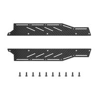 Ujjdwiurgh Carbon Fiber RC Car Side Plate Guard Foot Pedal Side Skirt Set for F1 LIMITLESS 1/7 Spare Replacement Parts Accessories