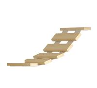 Ujjdwiurgh Cat Hammock Climbing Frame Wall Ladder, Climbing Frame Connector, Small Solid Wood Cat Climbing Frame