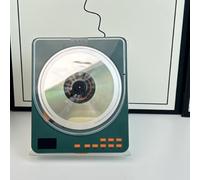 Ujjdwiurgh CD Player Portable Transparent English Learning Repeater CD Disc Album MP3 Music Player Transparent