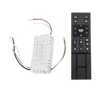 Ujjdwiurgh Ceiling Fan Remote Control Kit with 6 Speed Settings Replacement Ceiling Fan Remote Dimmable Controller Driver Fan Light Accessories