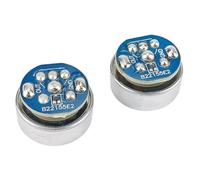 Ujjdwiurgh Circuit Board Included 2pcs 16mm Electret Condenser Microphone Web for Audio- Unidirectional Design, Perfect for Celebrities Anchors