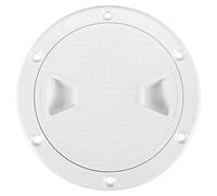 Ujjdwiurgh Circular Non Slip Inspection Hatch-Boat Hatch Deck Plate with Detachable Cover for RV Marine Boat Kayaks-4Inch White